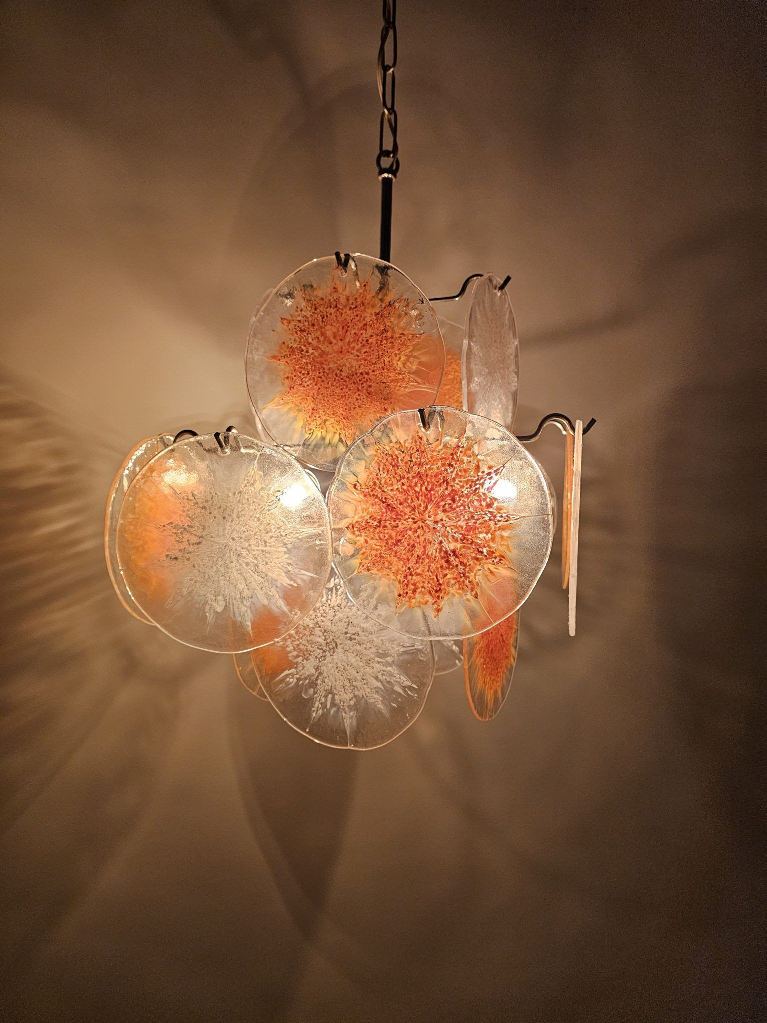 Disc pendant lamp from Vistosi Italy