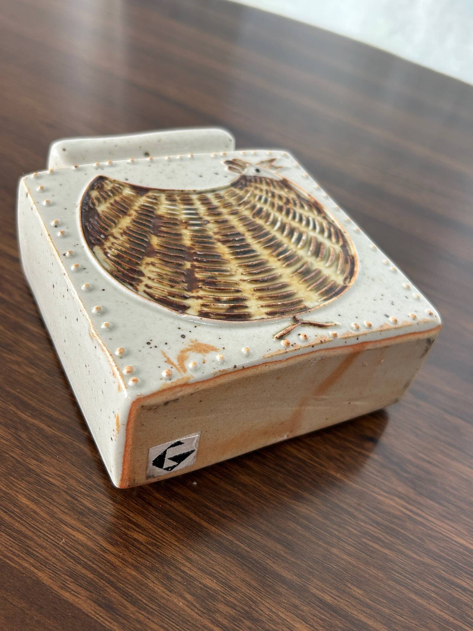 Scandinavian stoneware vase, 1960