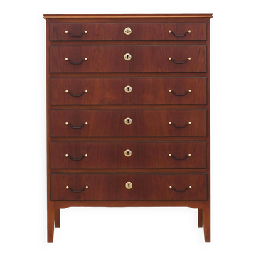 Teak chest of drawers, Danish design, 1970s, made in Denmark