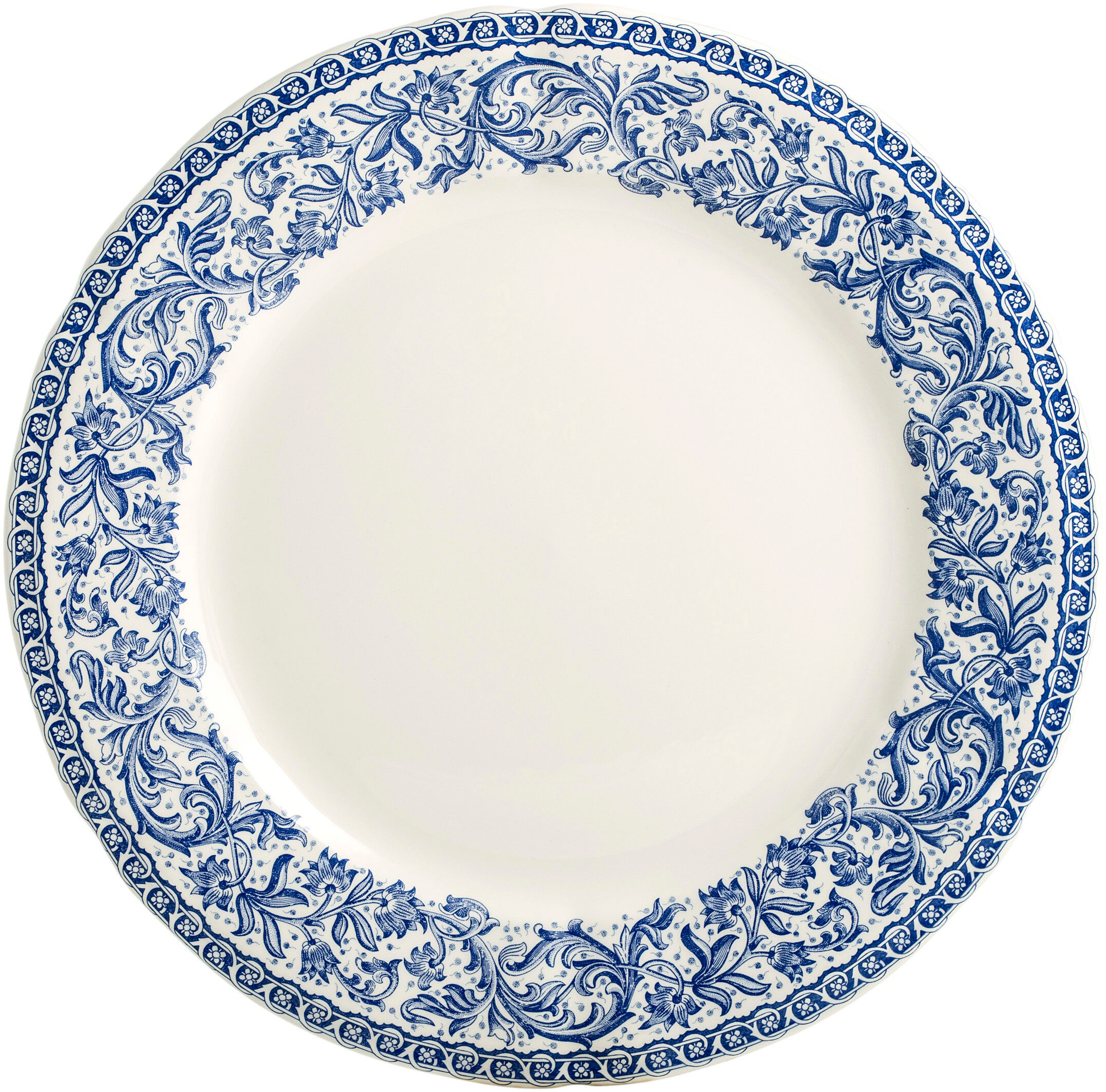 Set of 6 flat plates medium collection rouen 37