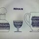 6 Chopes Baccarat service Rohan en coffret