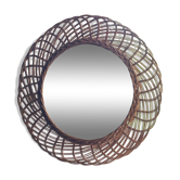 Rattan mirror