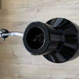 Vintage Reading Floor Lamp Retro, Black, Steel, Sweden 1960s