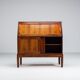 Cabinet secrétaire H.W. Klein en palissandre Bramin Danemark 1960