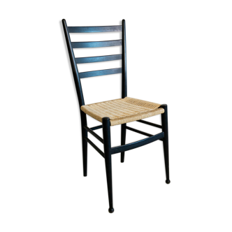 Otto Gerdau's wooden chair and rope, 1960s