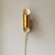 Vintage metal wall lamp 1970