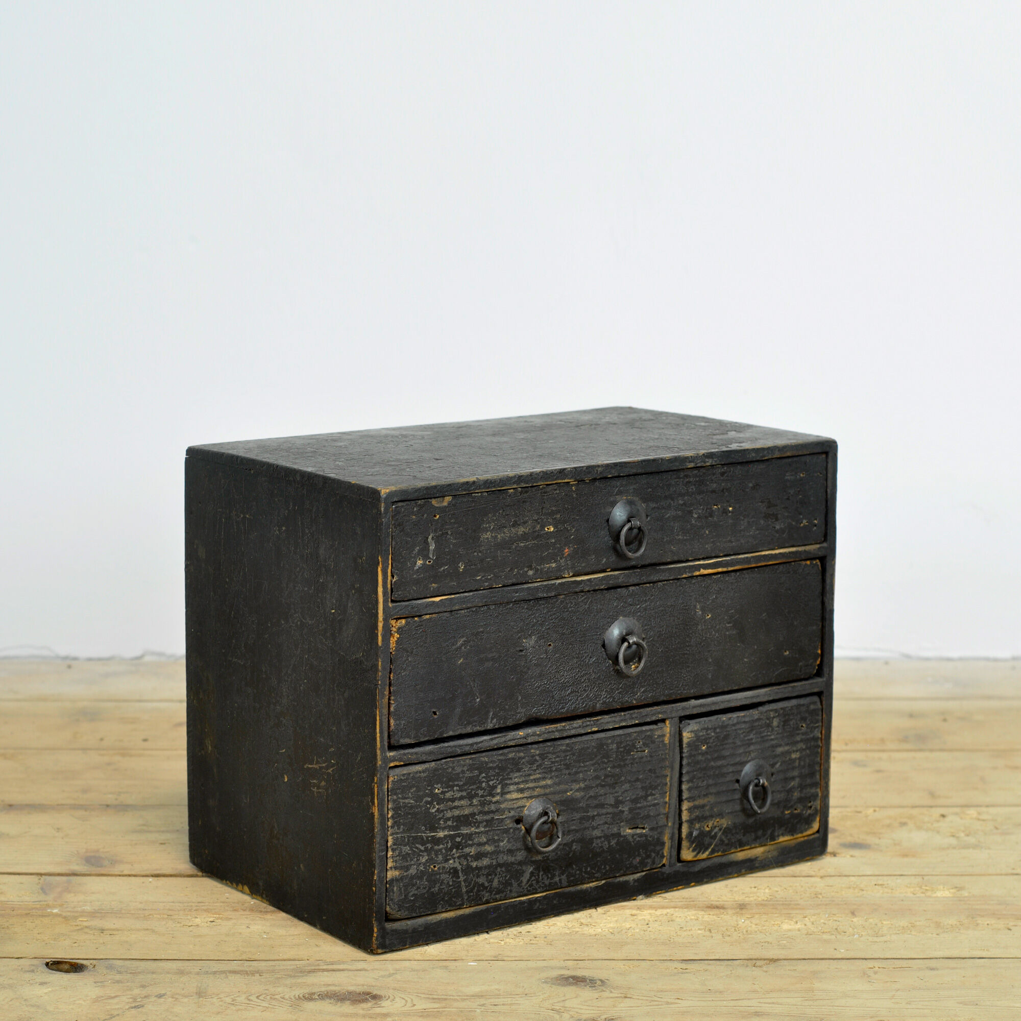 Antique Japanese ko-dansu, small chest of drawers, circa 1900