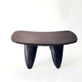 Senoufo XS N1 "headrest" stool in hand-carved wood