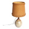 Ceramic and jute lamp