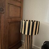 Raffia lamp