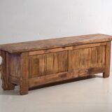 Antique carved sideboard in purple tones (c.1850) #65