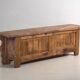Buffet en bois sculpté à patine violette, c.1850