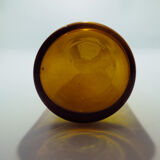 Carafe en verre jaune scandinave