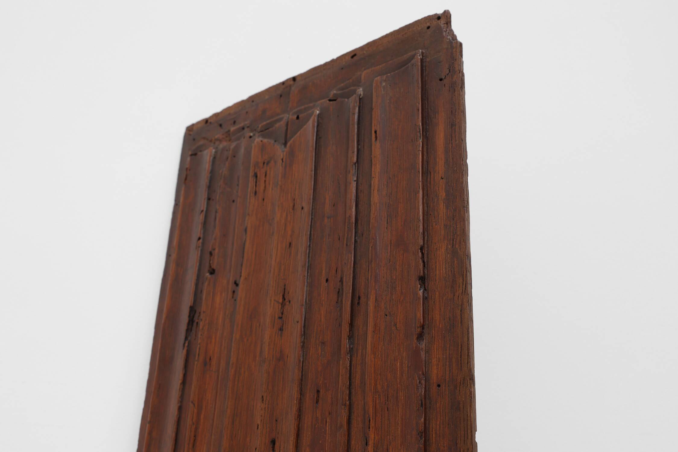 16th Century oak carved Gothic Panel, Belgium
