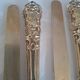 Box of 12 fruit knives with silver-plated blades