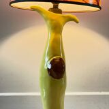Vintage signed art ceramic lamp