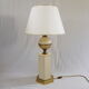 Lampe néoclassique beige et or