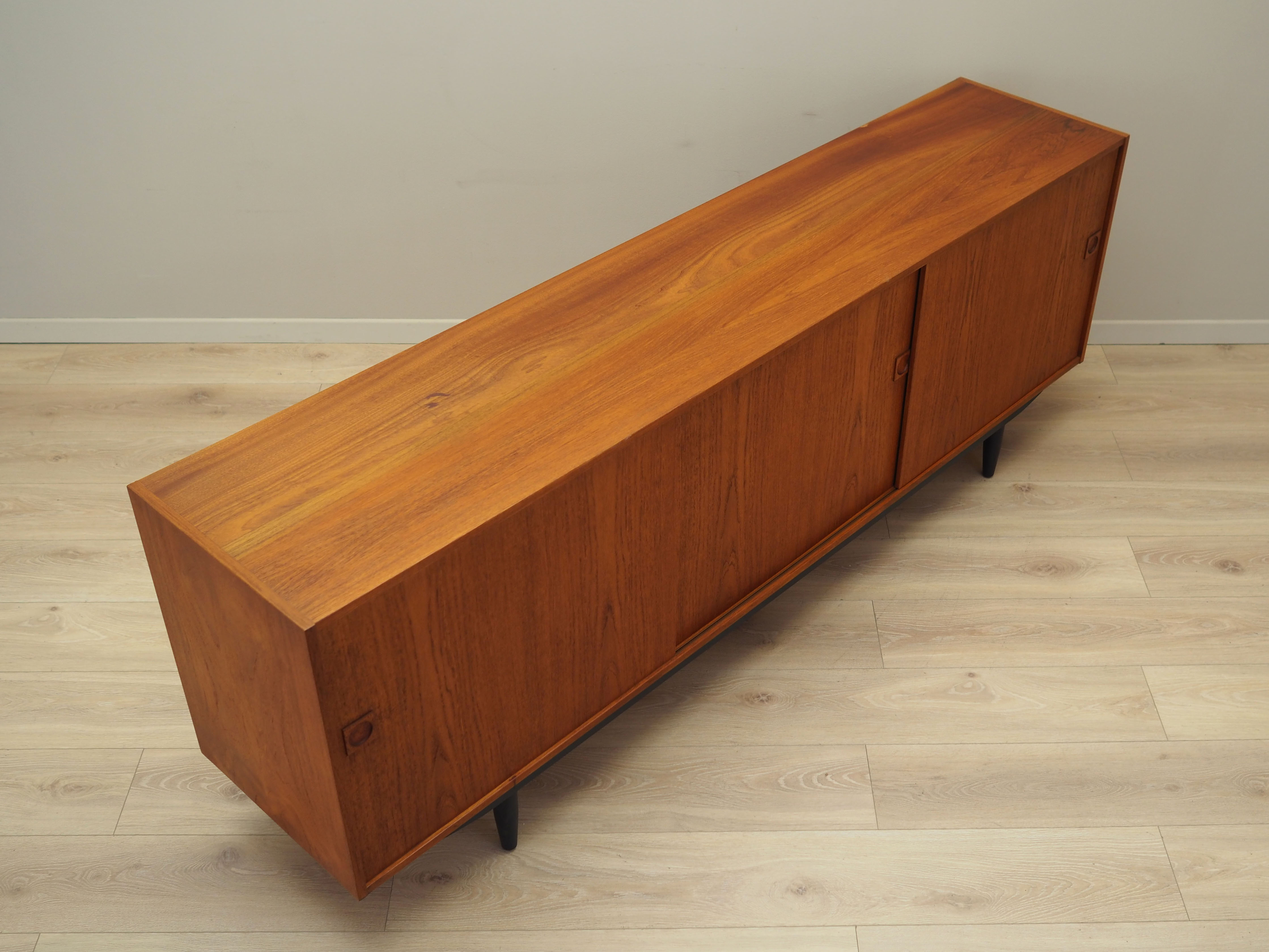 Teak sideboard, Danish design, 1970s, production: Denmark