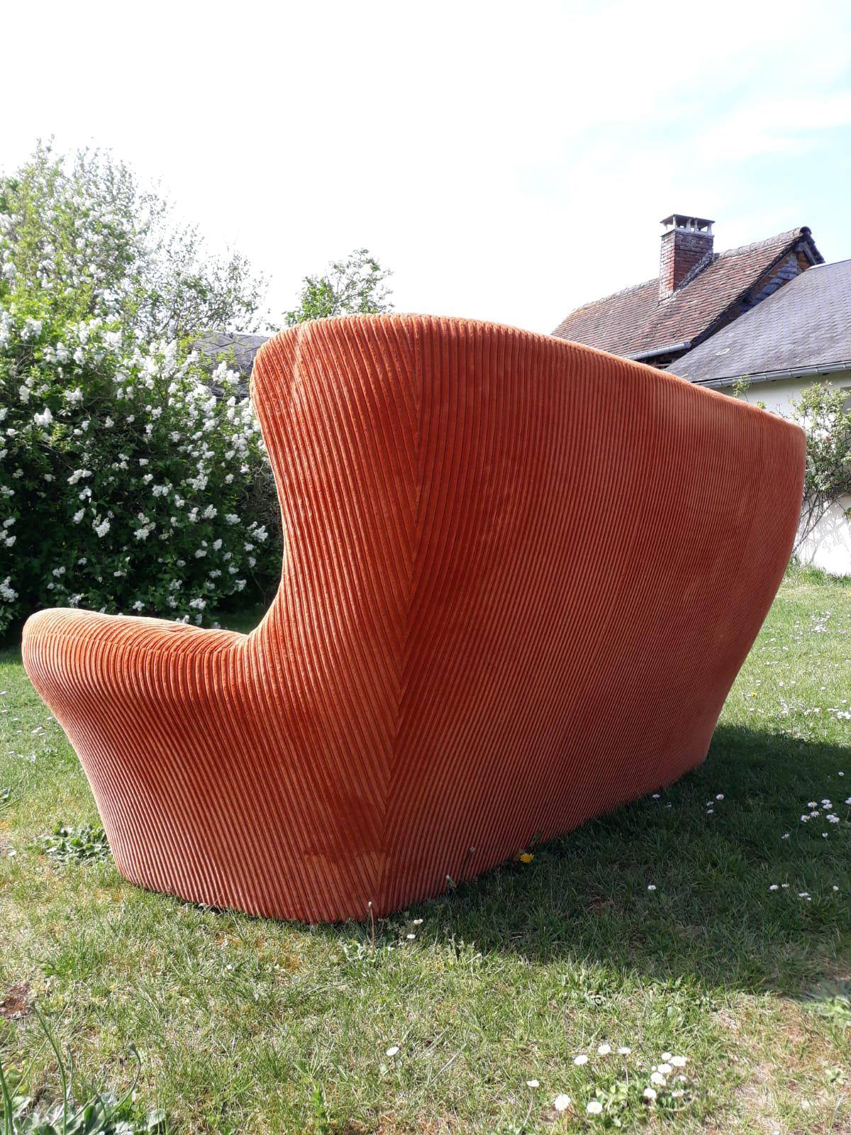 Steiner corduroy sofa