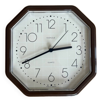 German vintage kienzle brown quartz clock