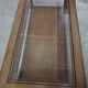 Table basse bois et cannage