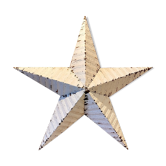 White amish star 74cm