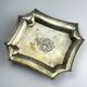 Antique silver plateau by Queen Victoria Sheffield, 1890s.