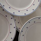 Assiettes K&G Lunéville Pierre années 30