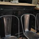 Lot of 6 old Tolix chairs 1950