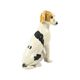 Statue de Chien Vintage Sculpture Craquelé Céramique Italie 31cm