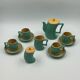 Vintage Memphis Naj Oleari Ceramic Tea Set by Massimo Iosa Ghini - 1980s