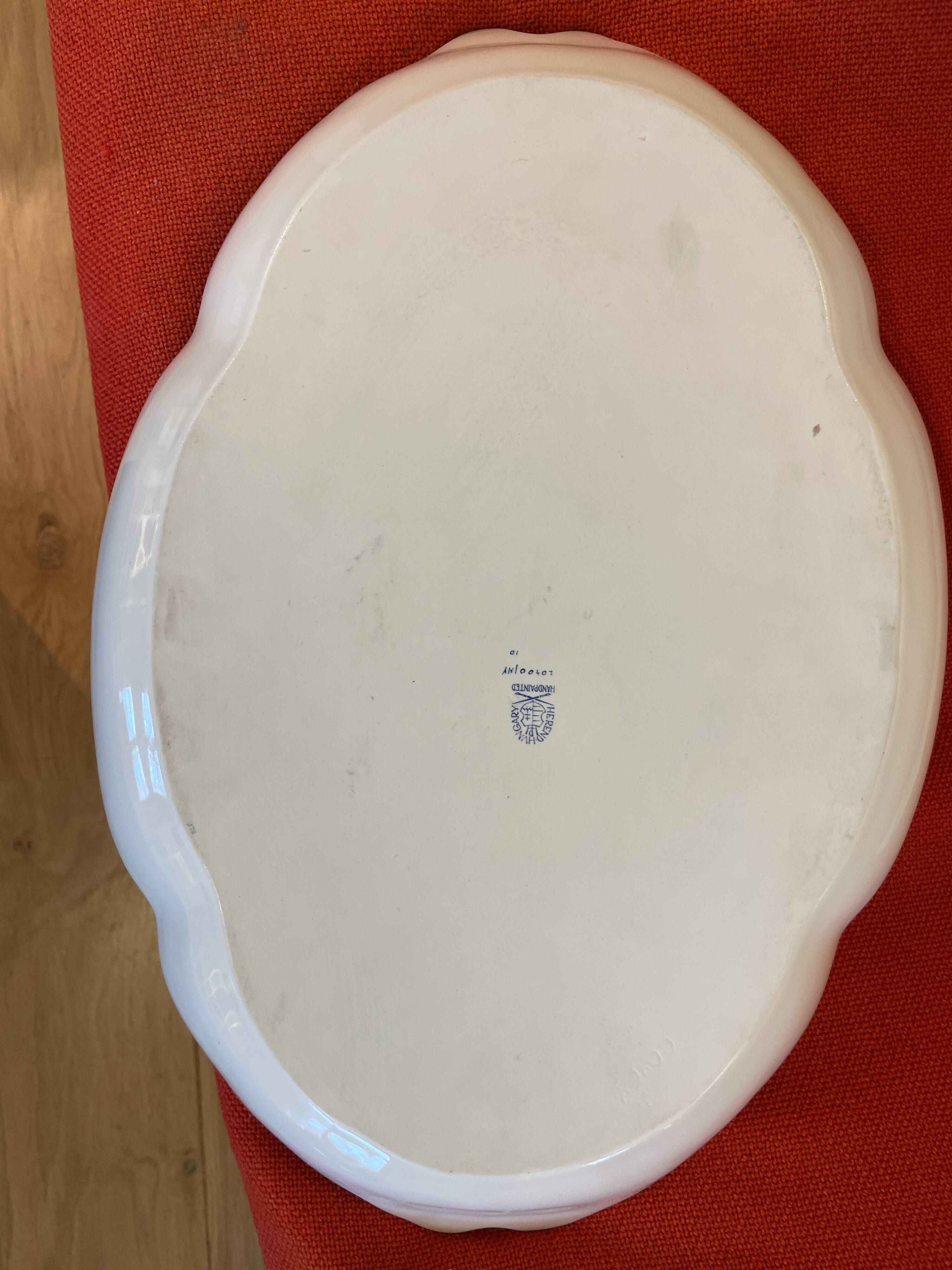 Plat fleuri