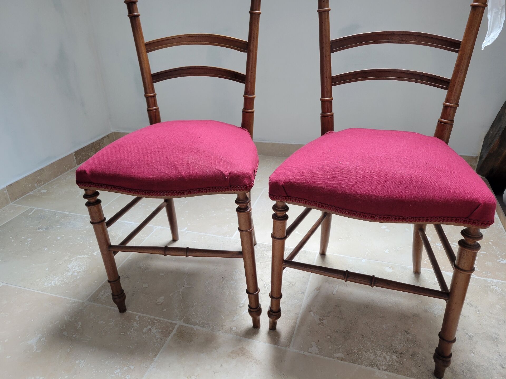 2 Louis XVI style chairs