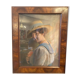 Portrait de femme signé de 1918