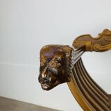 Florentine Savonarola folding chair, wood, Renaissance style