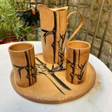 Bamboo orangeade service
