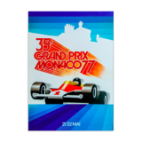 Monaco F1 Grand Prix poster