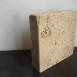 Ashtray in Travertine Fratelli Mannelli