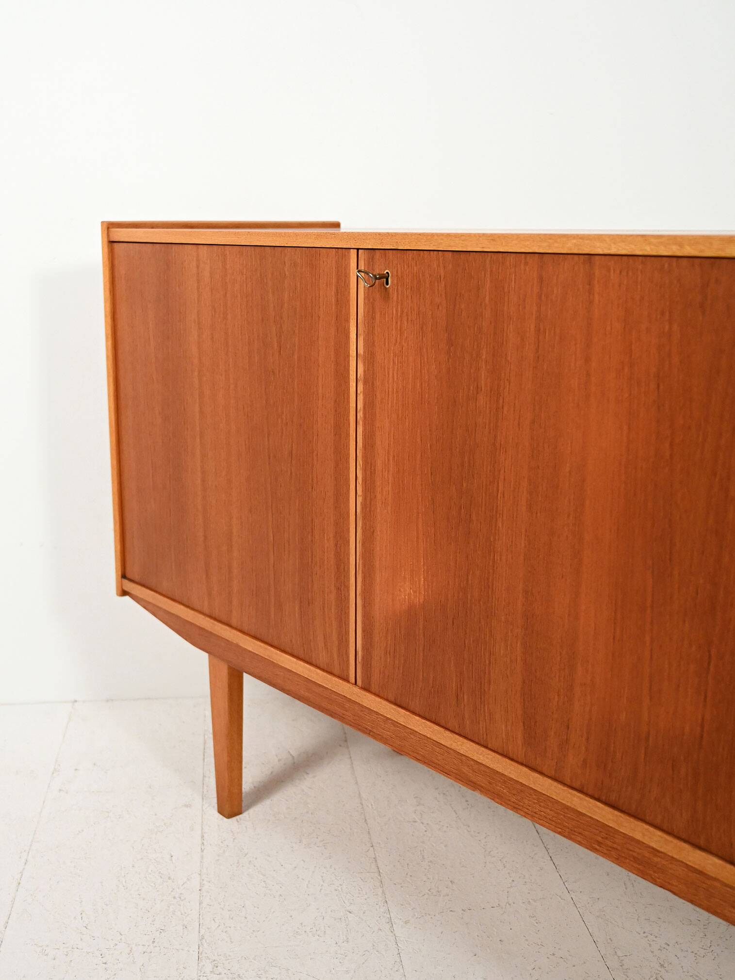 Elegant-lined Scandinavian 1960s sideboard