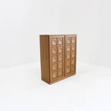 Vintage Brutalist high cabinet 1970s Gerhard Bartels