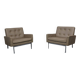 Florence Knoll lounge chairs model 65a for Knoll International.