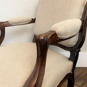 Fauteuil à la reine, style Louis XV, XIXème siècle