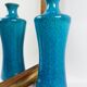 Cracked blue bottle
