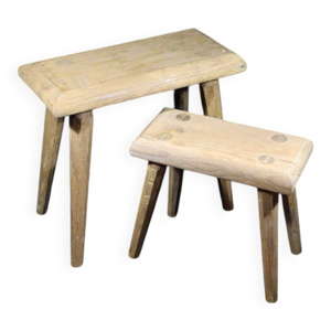 Ensemble de 2 tabourets