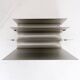 Aluminum Magazine Rack by Pierre Vandel for Espace Pierre Cardin, 1970s