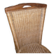 Paire de 2 chaises en rotin