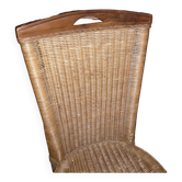 Pair of 2 rattan chairs