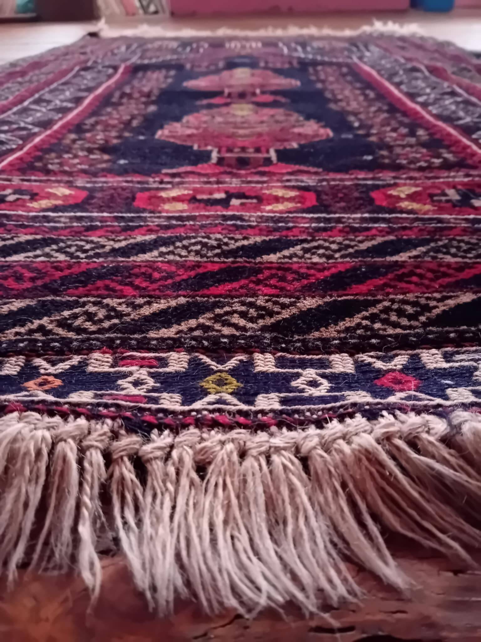 Tapis Afghan Beloutch fait main 145x90cm