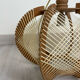 Suspension scandinave en bois et fils
