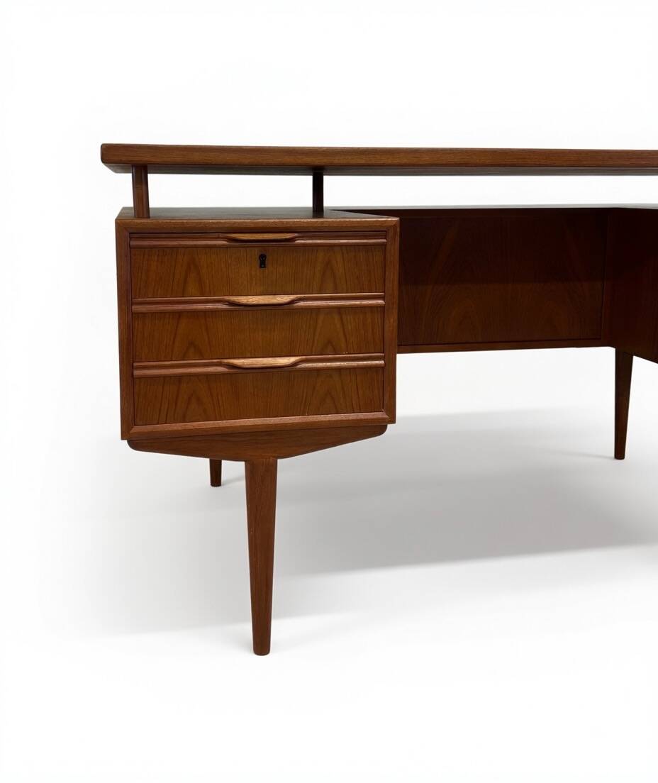 1960s Danish Teak Executive Desk